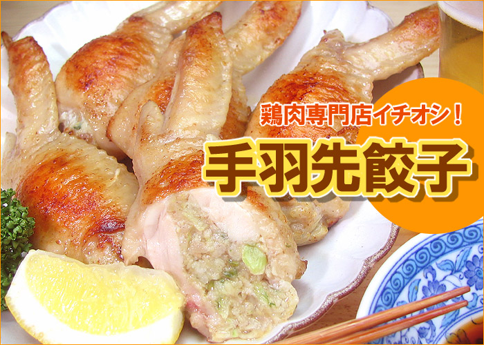 水郷のとりやさん　手羽先餃子20本セットをペアでプレゼント！