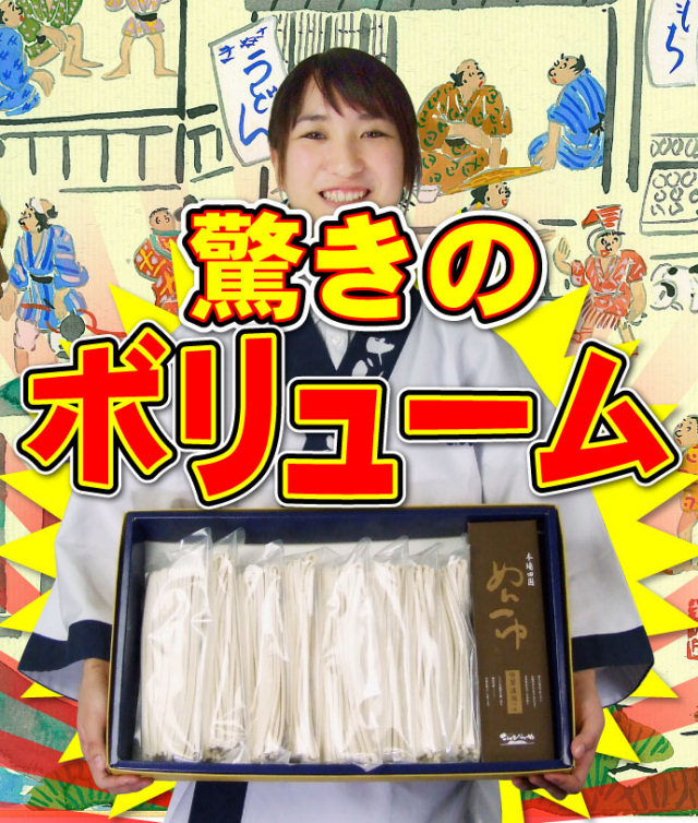 本場讃岐うどん≪１６人前≫プレゼント！