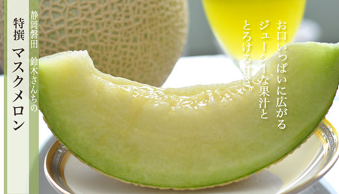 静岡マスクメロン（アローマメロン）プレゼント！