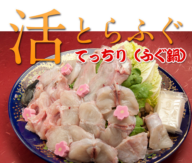 とらふぐ(てっちり・未冷凍・上身入り)１人前をプレゼント！